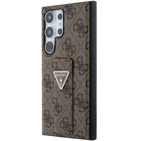 GUESS ETUI HARDCASE DO SAMSUNG GALAXY S24 ULTRA S928 GRIP STAND 4G Z STRASS