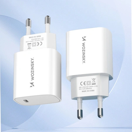 WOZINSKY ŁADOWARKA SIECIOWA WGWCCW 20W USB-C DO TELEFONU IPHONE SAMSUNG 20W