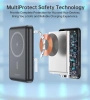 Powerbank Choetech B662 bezprzewodowy MagSafe 5000mAh - czarny