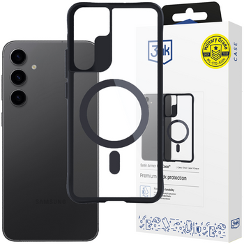 3MK ETUI DO SAMSUNG GALAXY S24+ SATIN ARMOR MAGCASE ZAPEWNIA WYSOKĄ OCHRONĘ