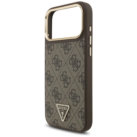 GUESS ETUI DO IPHONE 17 PRO MAX MAGSAFE LOGO TRIANGLE Z OCHRONĄ ANTY
