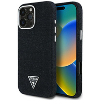 GUESS ETUI DENIM TRIANGLE LOGO DO IPHONE 16 PRO MAX DO MAGSAFE STYLOWA