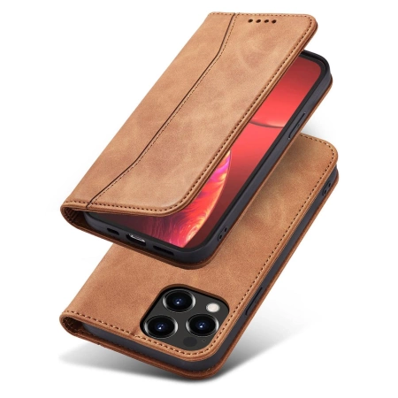 HURTEL MAGNET FANCY CASE DO IPHONE 13 PRO MAX ETUI Z PORTFELEM I PODSTAWKĄ