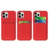 HURTEL SILIKONOWE ETUI CARD CASE DO IPHONE 12 PRO MAX Z PRZEGRÓDKĄ NA KARTY