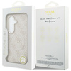 Etui Guess 4G Embossed Ring MagSafe do   Samsung Galaxy S26 różowy