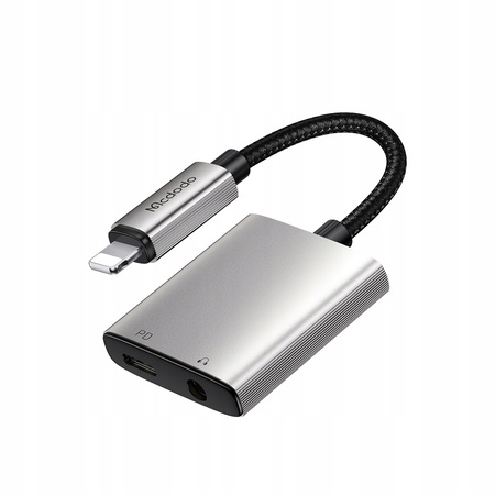 MCDODO ADAPTER LIGHTNING MINI JACK 3.5MM CABLE FOR IPHONE 13 14