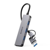 ORICO HUB 4 PORTY USB-A 2.0 3.0 DO MACBOOKA WINDOWS LAPTOPA STACJA DOKUJĄCA