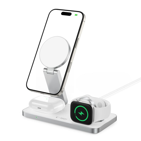 TECH-PROTECT QI15W-A47 MAGNETYCZNY ŁADOWARKA DO MAGSAFE 3IN1 WIRELESS
