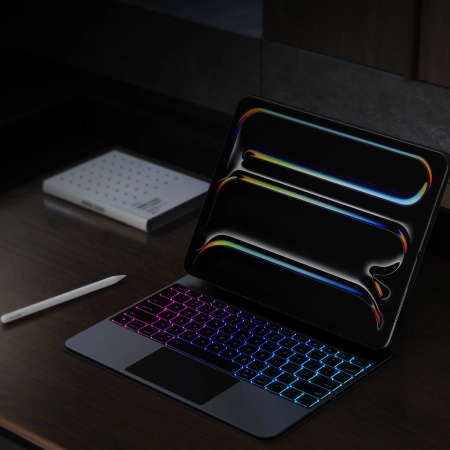 Etui z klawiaturą Dux Ducis (MK series) na iPad Pro 13" (2024) - czarne