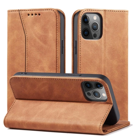 HURTEL ETUI CASE POKROWIEC MAGNETYCZNY DO IPHONE 12 PRO MAX PORTFEL Z KARTĄ