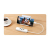 Ugreen HUB 4w1 USB Typ C - 3x USB Typ A 3.1 Gen 1 + RJ45 biały (CM416 50620)