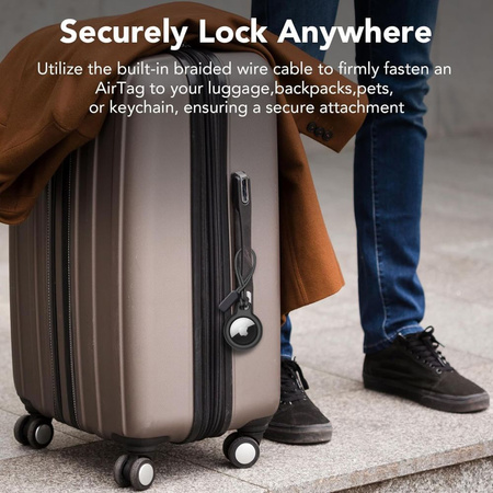 TECH-PROTECT ETUI ROUGH CHAIN 2-PACK DO APPLE AIRTAG BEZPIECZNE ZAWIESZENIE