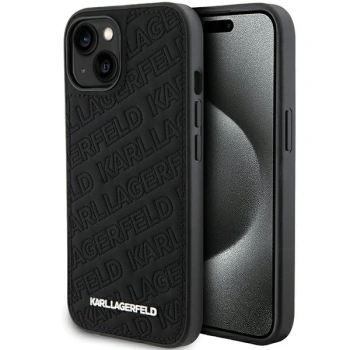 KARL LAGERFELD ETUI HARDCASE DO IPHONE 15 PLUS 14 PLUS 6.7 QUILTED PIKOWANE