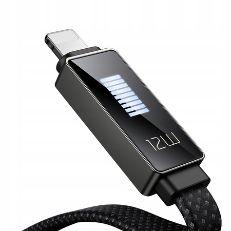 MCDODO ŁADOWARKA KABEL USB LIGHTNING SZYBKIEGO ŁADOWANIA DO IPHONE 1M LED