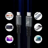 Kabel Wozinsky WPS-UY415S USB-C USB4 40Gb/s 240W 1,5m 4K - czarny