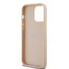 DKNY ETUI HARDCASE DO IPHONE 14 PRO LEATHER MONO STRIPE Z CHRONIĄCĄ POWŁOKĄ