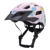 Kask rowerowy dziecięcy MTB Wozinsky z odpinanym daszkiem 48-52 cm - różowy