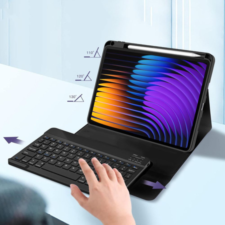 TECH-PROTECT SC PEN + KEYBOARD DO XIAOMI PAD 7 7 PRO ETUI WYSOKIEJ JAKOŚCI