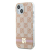 DKNY CASE DO IPHONE 15 14 13 6.1 DO MAGSAFE IML CHECKERED MONO PATTERN