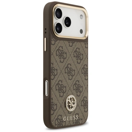 GUESS ETUI 4G STRASS LOGO DO IPHONE 17 PRO MAX MAGSAFE Z OCHRONĄ