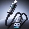 Kabel Joyroom S-A16 Pro Prism Series 66W USB-A - USB-C z wyświetlaczem 1,2m - czarny