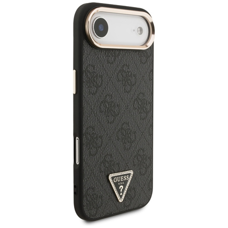 Etui Guess 4G Triangle Logo MagSafe do   iPhone Air czarny złoty