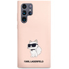 KARL LAGERFELD ETUI HARDCASE DO SAMSUNG S23 ULTRA S918 SILICONE CHOUPETTE