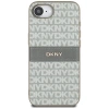 DKNY ETUI CASE REPEAT TEXTURE PATTERN Z PASAMI DO IPHONE 16E LUKSUSOWE