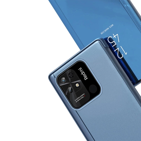Clear View Case etui Xiaomi Redmi 10C pokrowiec z klapką różowe