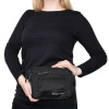 Saszetka biodrowa Wozinsky WSB-W1 na ramię unisex regulowany pasek wodoodporna - czarna