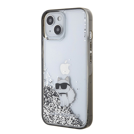 KARL LAGERFELD ETUI LIQUID GLITTER DO IPHONE 15 14 13 6.1 Z CHOUPETTE
