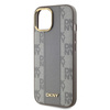 DKNY POKROWIEC HARDCASE DO IPHONE 15 6.1 DO MAGSAFE SKÓRZANY WZÓR CHECKERED