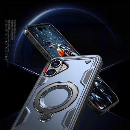 HURTEL ETUI HYBRID ARMOR DO IPHONE 16 Z DO MAGSAFE OCHRONA PRZECIW UPADKOM