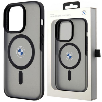 Etui BMW Signature MagSafe BMHMP14MDSLK na iPhone 14 Plus - czarne