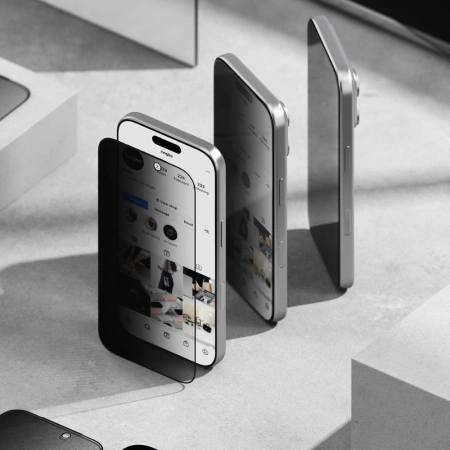 RINGKE SZKŁO PRYWATYZUJĄCE EASY SLIDE 2-PACK DO IPHONE 17 PRO MAX OCHRONA