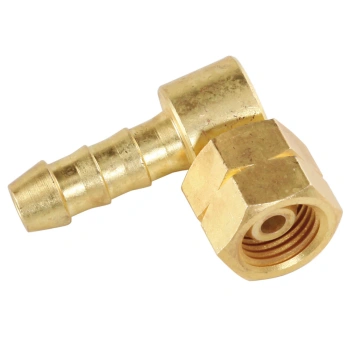 MEVA KRÓCIEC KĄTOWY 1/4'' LH DO WĘŻA GAZOWEGO 8X15 MM DO SYSTEMÓW GAZOWYCH