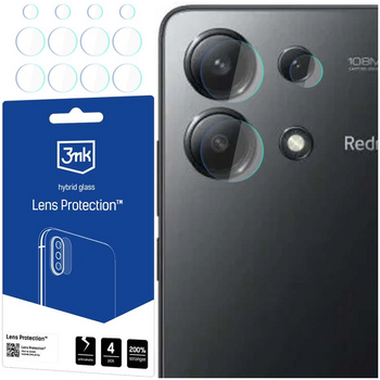 3MK SZKŁO HYBRYDOWE LENS PROTECTION DO XIAOMI REDMI NOTE 13 4G OCHRONA