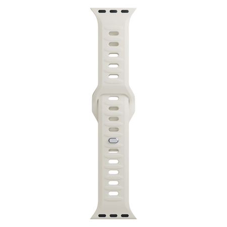 38/40/41/42 mm Nude (small) - 3mk Silicone Watch Strap for Apple