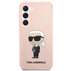 Etui Karl Lagerfeld KLHCS23MSNIKBCP S23+ S916 hardcase - różowe Silicone Ikonik