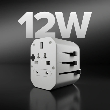 Adapter podróżny SBS TEADAPTUSBTCUNI USB-C USB-A uniwersalny - biały