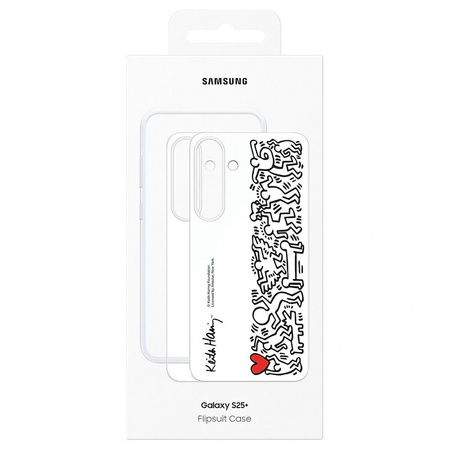 SAMSUNG FUTERAŁ POKROWIEC ETUI FLIPSUIT DO GALAXY S25 PLUS KOLOR BIAŁY