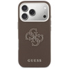 Etui Guess FW Resin Logo do iPhone 17 Pro brązowy