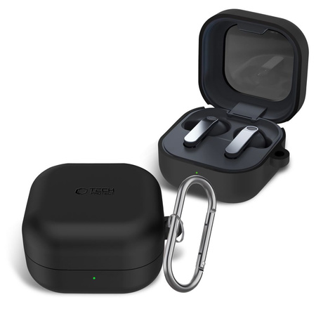 TECH-PROTECT SILICONE HOOK SAMSUNG GALAXY BUDS 4 / 4 PRO BLACK