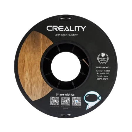 CREALITY FILAMENT CR-PLA WOOD DO DRUKU 3D SOSNA BIAŁA 1KG NATURALNY EFEKT