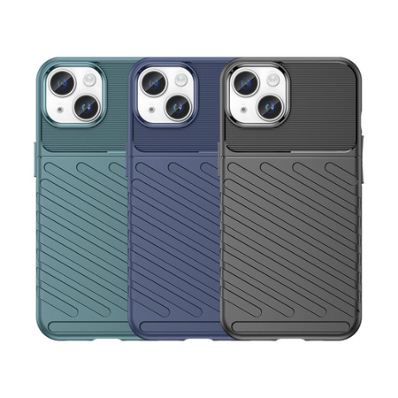 Pancerne etui iPhone 15 Plus Thunder Case - niebieskie