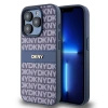DKNY POKROWIEC SKÓRZANY DO IPHONE 15 PRO 6.1 MONO STRIPE Z LOGO METALOWYM