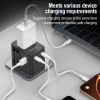 JELLICO uniwersalny adapter podróżny S9 PD 2xUSB-C + 1xUSB 3.4A Max 2500W Czarny