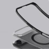 Etui Nillkin Super Frosted Shield Pro kompatybilne z MagSafe na iPhone 17 Air - przezroczyste czarne