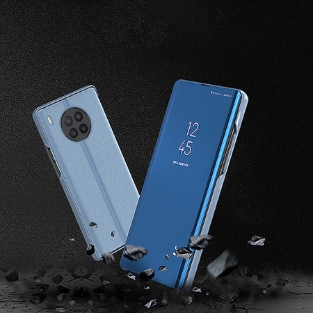 Clear View Case etui Huawei nova 8i pokrowiec z klapką czarne