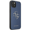 Guess GUHCP13SSA4GSBL iPhone 13 mini 5,4" niebieski/blue hardcase Saffiano 4G Metal Logo